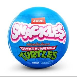 ZURU SNACKLES 5” Teenage Mutant Ninja Turtles Plush Mystery Toy Capsule